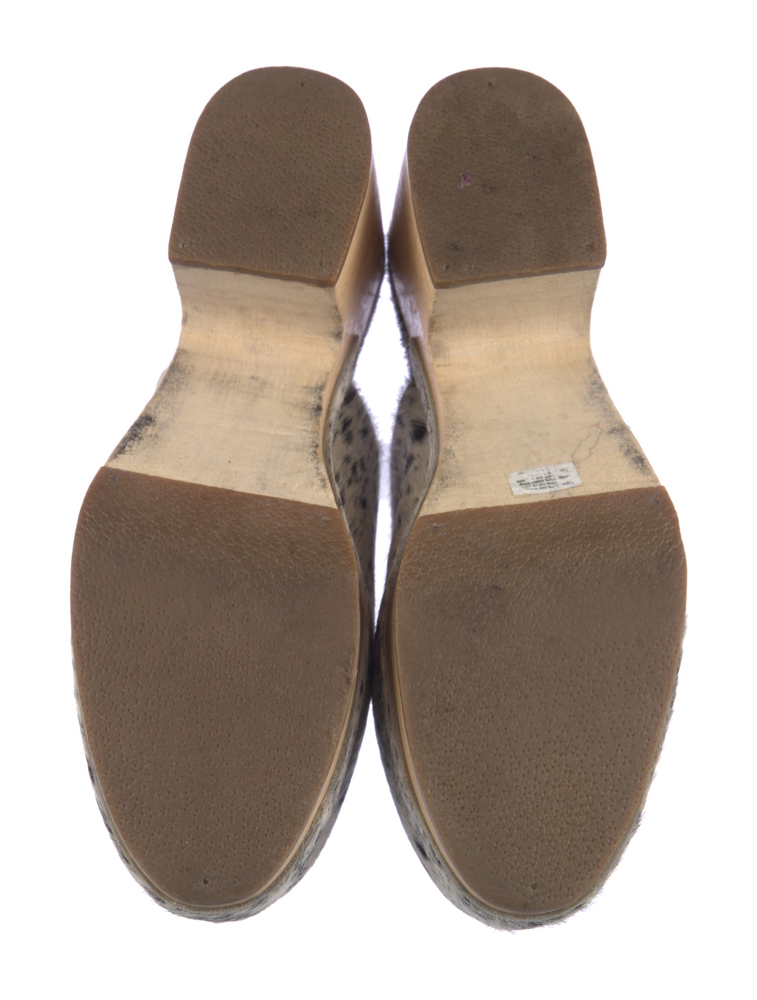 Rachel Comey Ponyhair Animal Print Mules